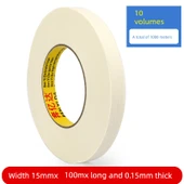 Maskeleme Bandı - Gökyüzü Mavisi - 15mm x 100m - 10 Rulo - 1