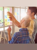 Sevimli Karikatür Not Çıkartmaları - Beş Renkli Mini Flüoresan (50*15mm) - 6 Adet thumbnail 6