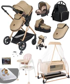 Baby Home 8 In 1 Ekonomi Paket 1010 Travel Sistem Bebek Arabası Bebek Sepeti Anne Yanı Beşik Mama Sandalyesi - 4