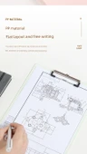 A4 Yazı Tahtası Klasörü - Kırmızı + Mavi - 4 Paket - 12