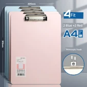 A4 Yazı Tahtası Klasörü - Kırmızı + Mavi - 4 Paket - 1