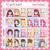 Prenses Giydirme Çıkartma Kitabı - Lolita Carol - 12 Prenses + 3 Makyaj Çıkartması - 4