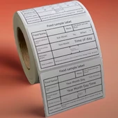 Gıda Örneği Etiketleme Çıkartmaları - A26 Depolama Etiketi Su Geçirmez Çıkarılabilir Yapıştırıcı 60x40mm thumbnail 3