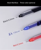 0.5mm Sıvı Mürekkep Rulon Kalem Seti - 3 Karışık 1 Siyah + 1 Mavi + 1 Kırmızı - 9
