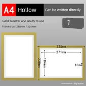 A4/A3 Magnetik Görüntüleme Etiket Kağıdı - A4 [1 Altın] Yazılabilir Kesim - 1