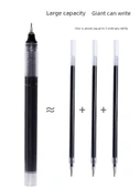 0.5mm Sıvı Mürekkep Rulon Kalem Seti - 3 Karışık 1 Siyah + 1 Mavi + 1 Kırmızı - 6