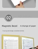 A4/A3 Magnetik Görüntüleme Etiket Kağıdı - A3 [1 Altın] Yazılabilir Kesim - 11