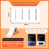 Etiket Yazıcı Etiketleri - Sarı - 40*20mm - 1440 Adet - 5