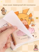 A6 Taşınabilir Defter - Sevimli Kız - 4 Adet - 4