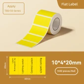Etiket Yazıcı Etiketleri - Sarı - 40*20mm - 1440 Adet - 1