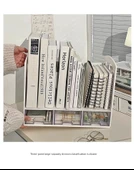 Masaüstü Kitap Tutucu - Büyük Beyaz Üç Bölmeli 3 Paket - 8