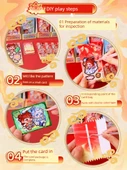 DIY El Yapımı Karikatür Çıkartma Kartı - Pony Arkadaşlık Büyüsü Koleji + Öğrenci Kimliği + Bildirim + 6 Rozet - 6