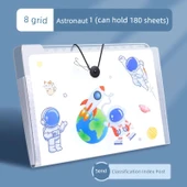 Disco Bear PP Bilgi Kitapçığı Test Kağıdı Organizatörü - [Çizgi Film] 8 Kafes Astronotlar Paketi - Yaklaşık 180 Parça thumbnail 1