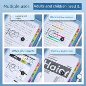 Disco Bear PP Bilgi Kitapçığı Test Kağıdı Organizatörü - [Çizgi Film] 8 Kafes Astronotlar Paketi - Yaklaşık 180 Parça thumbnail 5