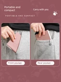 Sevimli Trompet Izgara Panda A6 Not Defteri PU Kapağı - Sıcak Stil Bağlantı - 4 Kitap/Mavi + Pembe + Yeşil + Mor (Boş) - 4