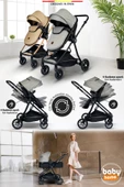 Baby Home 8 In 1 Full Set 1010 Qool Travel Sistem Bebek Arabası 505 Anne Yanı Sepet Beşik - 6