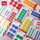 Manyetik Düğmeler - Sarı - 1cm - 12 Adet - 2