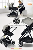 Baby Home 8 In 1 Full Set 1010 Qool Travel Sistem Bebek Arabası 505 Anne Yanı Sepet Beşik - 5