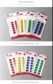 Manyetik Düğmeler - Sarı - 4cm - 6 Adet - 8