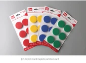Manyetik Düğmeler - Sarı - 4cm - 6 Adet - 11