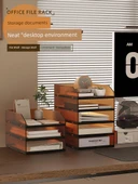 A4 Dosya Rafı - Beyaz - Dört Katlı - 6