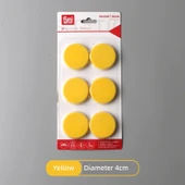 Manyetik Düğmeler - Sarı - 4cm - 6 Adet - 1