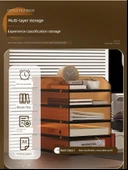 A4 Dosya Rafı - Beyaz - Dört Katlı - 11