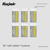 Silgi - 38° Yazım Yumuşak Kauçuk - 6 Parça - 1