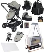 Baby Home 8 In 1 Full Set 1010 Qool Travel Sistem Bebek Arabası 505 Anne Yanı Sepet Beşik - 1