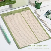 B5 Yazım Defteri - Matcha Yeşili Kelime Defteri 2 thumbnail 1
