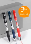 Siyah 0.5mm Presleme Jel Kalem - 24 Adet, 20 Yedek ve Metal Kalem Kutusu - Tavsiye Edilen Model 2 - 8