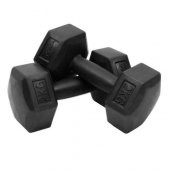 Delta 2 Kg x 2 Adet Köşeli Siyah Plastik Dambıl Ağırlık Seti - 1