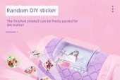 3D Çocuk Sticker Yapma Makinesi - Hazine Kutusu Sticker Makinesi 72 Parça - 11