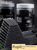 Saf Mavi Silinebilir Mürekkep Kalemi - 200 Mürekkep Kesesi - 3.4mm - 2