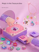 3D Çocuk Sticker Yapma Makinesi - Büyülü Kitap DIY Sticker 128 Parça - 3