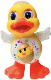 Can Ali Toys Pilli Işıklı Müzikli Danscı Ördek Oyuncak CNL-6668 - 1