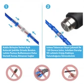 Ayt Powermaster PM-24703 Dahili Lehimli Mühür Makaron 300 Adet 4 Boy Isıyla Daralan Kablo Koruması Kablo Kaplama Makaron - 2