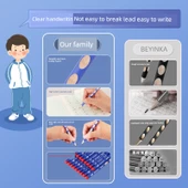 Kahverengi Kalem Seti - Pudra Çubuğu HB - 12 Kalem - El Kalemtraşı ve 5 Silgi ile thumbnail 5