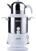 Stilevs Çelik Lux Semaver - Beyaz - 1