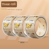 Açık Kahverengi Paketleme Bandı - 45mm x 30y - 3 Rulo - 1