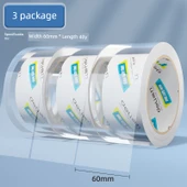 Ultra Şeffaf Paketleme Bandı - 60mm x 40y - 3 Paket - 1