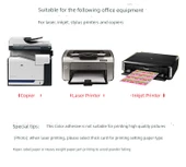 A4 Flüoresan Turuncu Yapışkan Etiket Kağıdı - 50 Sayfa thumbnail 7