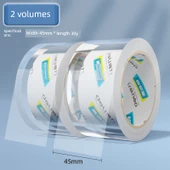 Ultra Şeffaf Paketleme Bandı - 45mm x 30y - 2 Rulo - 1