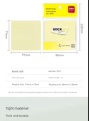 Deli Post-It Not Defteri - 76x76mm - 100 Yaprak - Kaliteli Kağıt - 9
