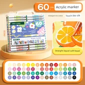 Silinebilir Marker Kalem Seti - 60 Renk - Akıllı Mürekkep Kontrolü - Mürekkep Miktarını Artırma - 1