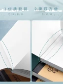 Kalın Bej Matematik Beyaz Kağıt Boş Not Defteri - Kule Kalınlaştırma - 1-[100] thumbnail 3