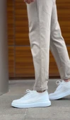 ET0812 Özel Örme Triko Tarz Beyaz Renk Spor Ayakkabı thumbnail 6