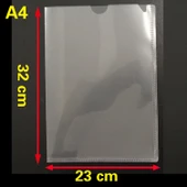 Şeffaf Dosya Kılıfı - 6 inç Fotoğraf Koruma Klipsi - 10