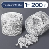 Şeffaf İtme İğneleri - Şeffaf I-İğneler/1 Fıçı 200 Adet thumbnail 1