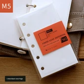 M5 Gevşek Yaprak Kağıt Yenileme - Boş 40 Sayfa - 62mm Genişlik - 1